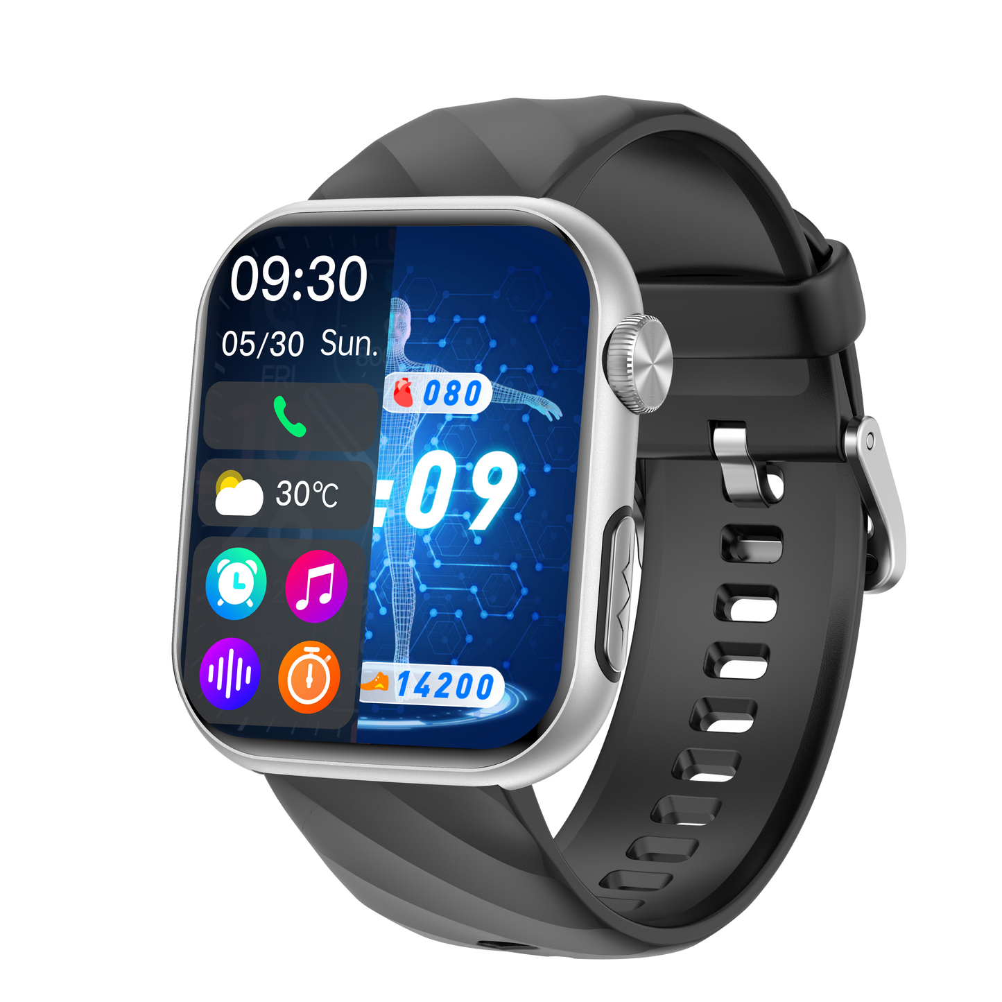 Upgrade Kashivi®GT5 Pro Max Blood Sugar Smartwatch with Blood Pressure + ECG + Sleep Fitness Tracker+Free Straps💝
