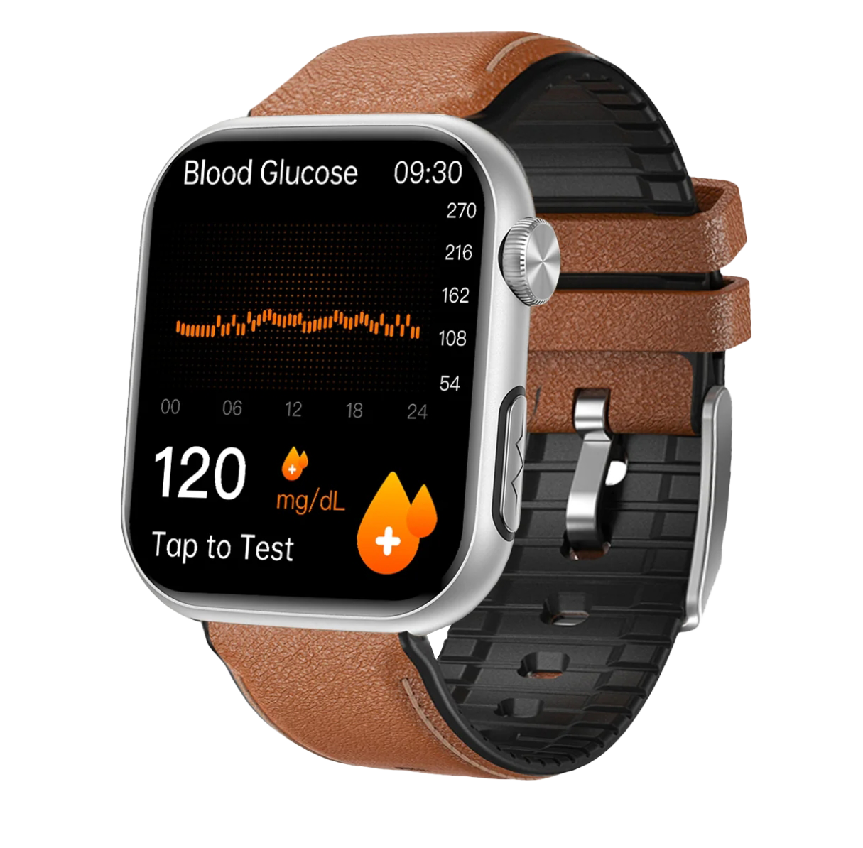 Upgrade Kashivi®GT5 Pro Max Blood Sugar Smartwatch with Blood Pressure + ECG + Sleep Fitness Tracker+Free Straps💝